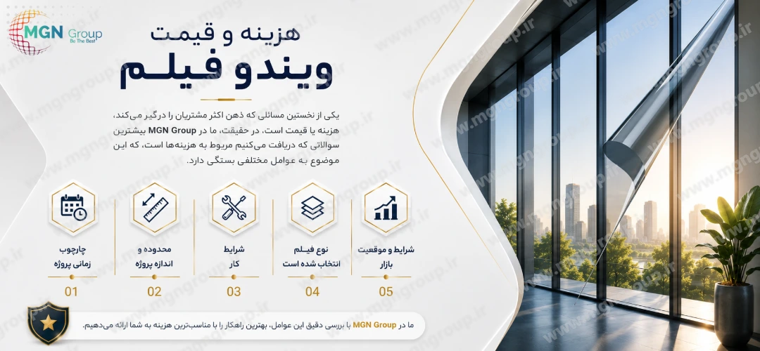 هزینه و قیمت ویندو فیلم هزینه و قیمت ویندو فیلم