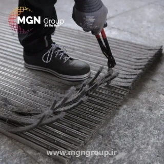 تعمیر و تعویض موکت پادری آلومینیومی
