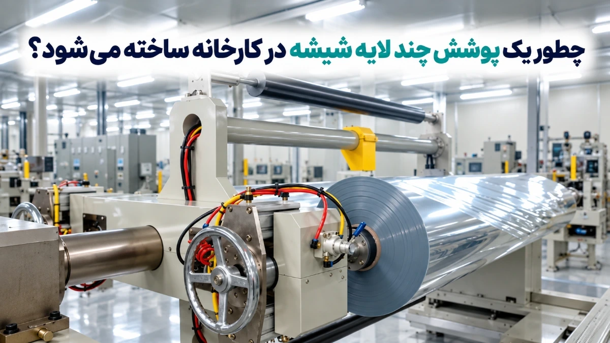 چطور یک پوشش چند لایه شیشه در کارخانه ساخته می شود؟