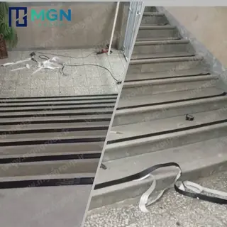 ترمز پله پی وی سی 5 سانتی پشت چسب دار