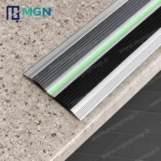 ترمز پله آلومینیومی تخت دو کانال