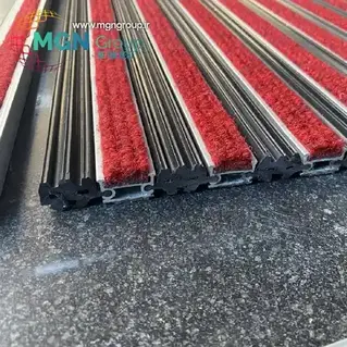 پادری آلومینیومی دو سانتی موکت و PVC