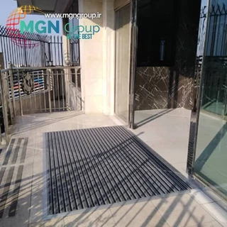پادری آلومینیومی ارتفاع 1 سانتی متر موکت و PVC