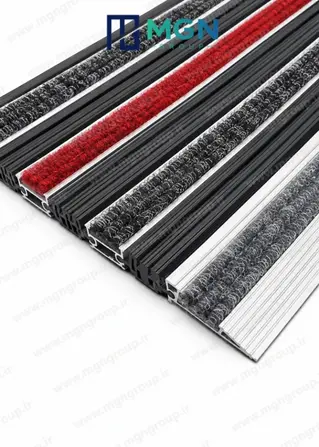 پادری آلومینیومی دو سانتی موکت و PVC