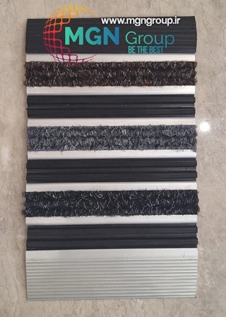 پادری آلومینیومی ارتفاع 1 سانتی متر موکت و PVC
