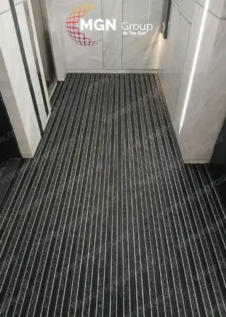 پادری آلومینیومی دو سانتی موکت و PVC