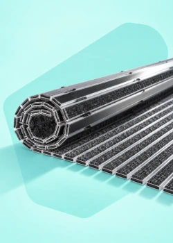 پادری آلومینیومی دو سانتی موکت و PVC